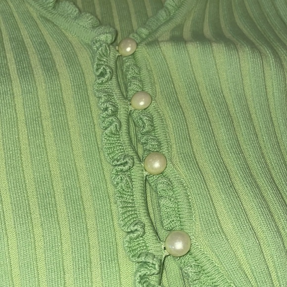 Green Ruffled Short Sleeve from Princess Polly - Picture 8 of 9